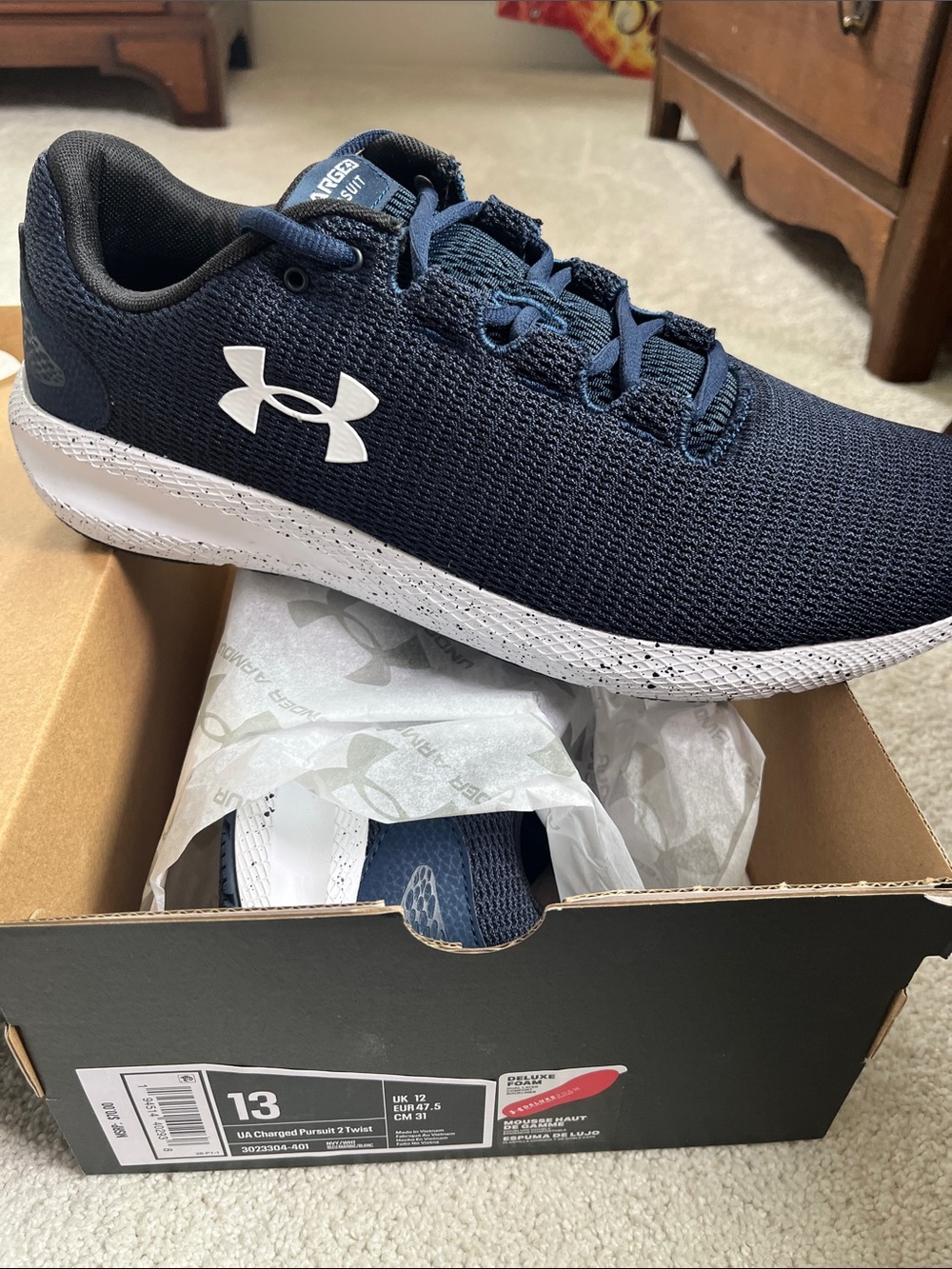 Men’s UA Charged Pursuit 2 Twist Size 13